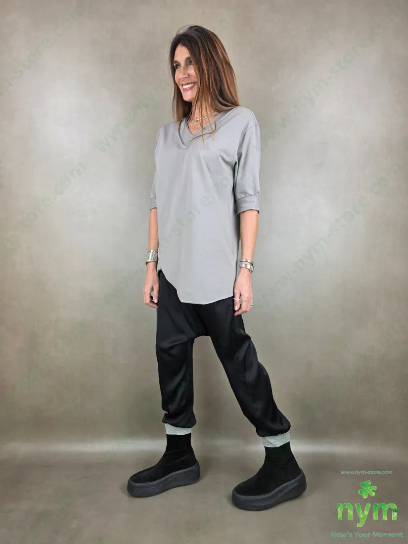 tshirt doppio scollo bielastico 95co5ea TSHIRT