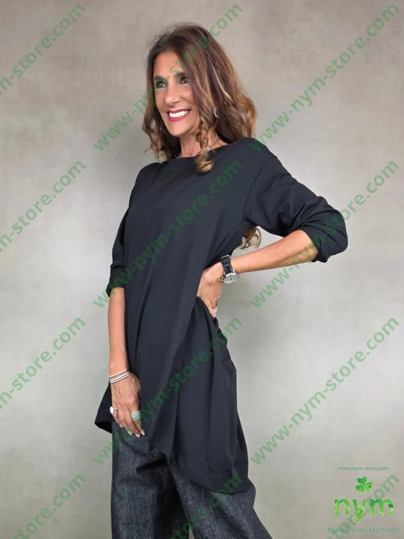 tshirt over coulisse dto 95co5ea U / NERO / AI25 TSHIRT