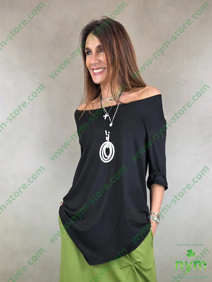 tshirt punte davanti dietro 92co8ea U / NERO / PE26 TSHIRT