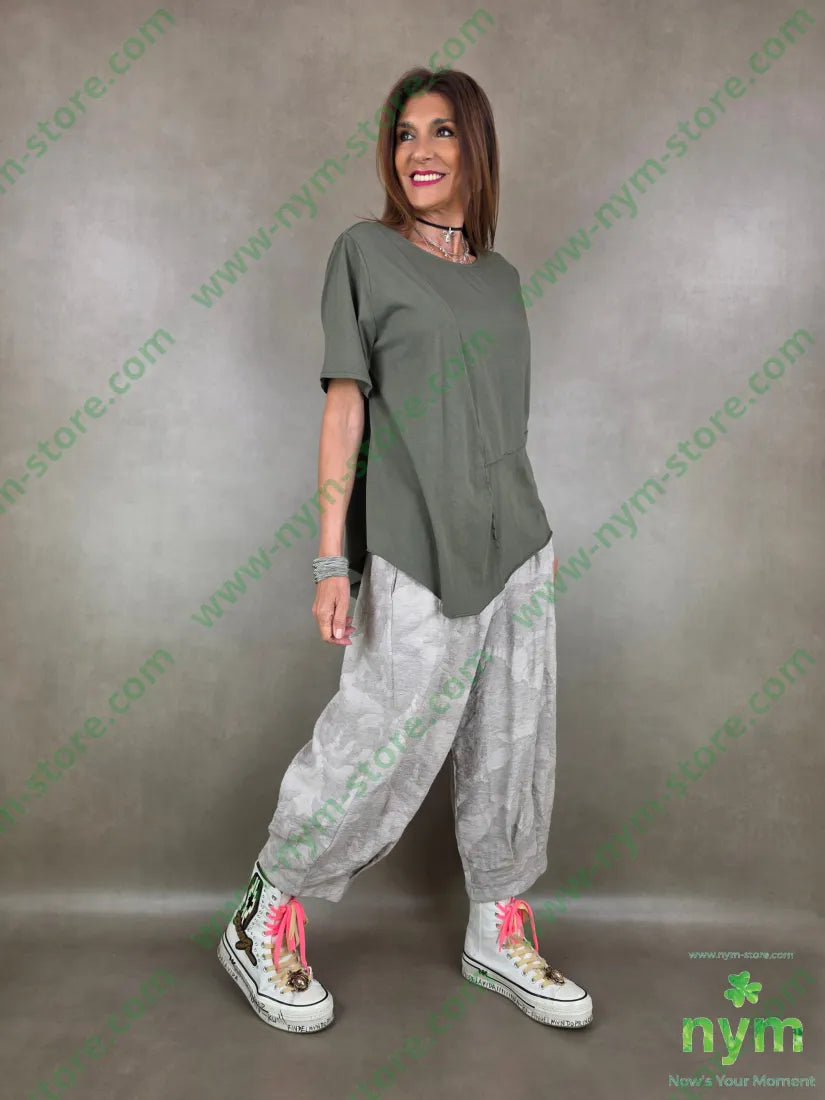 tshirt trapezio diverse cuciture 100co - TSHIRT