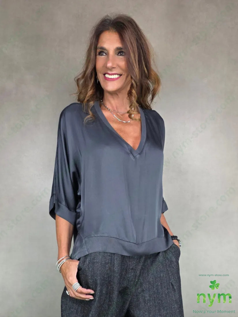 tunica bordi costina 100vi U / ANTRACITE / AI25 CAMICIA