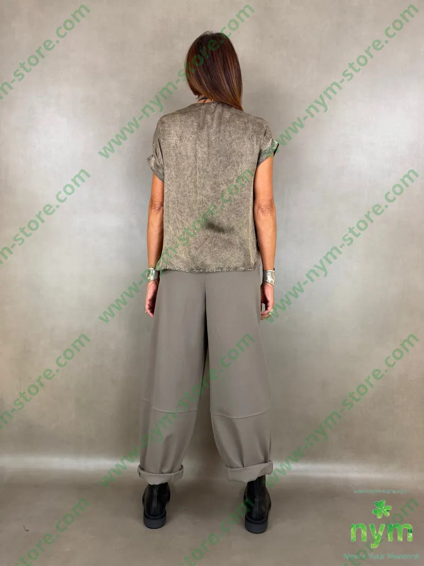 tunica effetto marmorizzato 100vi - U / FANGO S. / AI26 - CAMICIA
