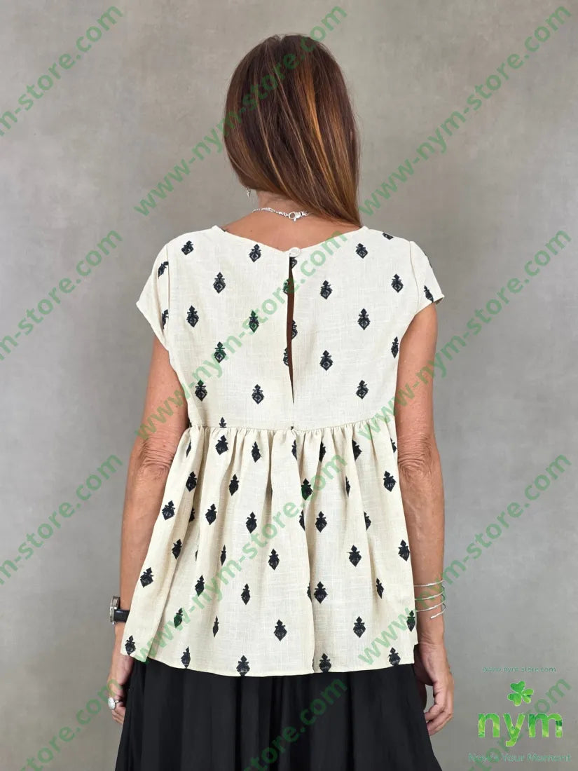 tunica manica aletta stemmi 85vi15li - U / SABBIA / PE26 - CAMICIA