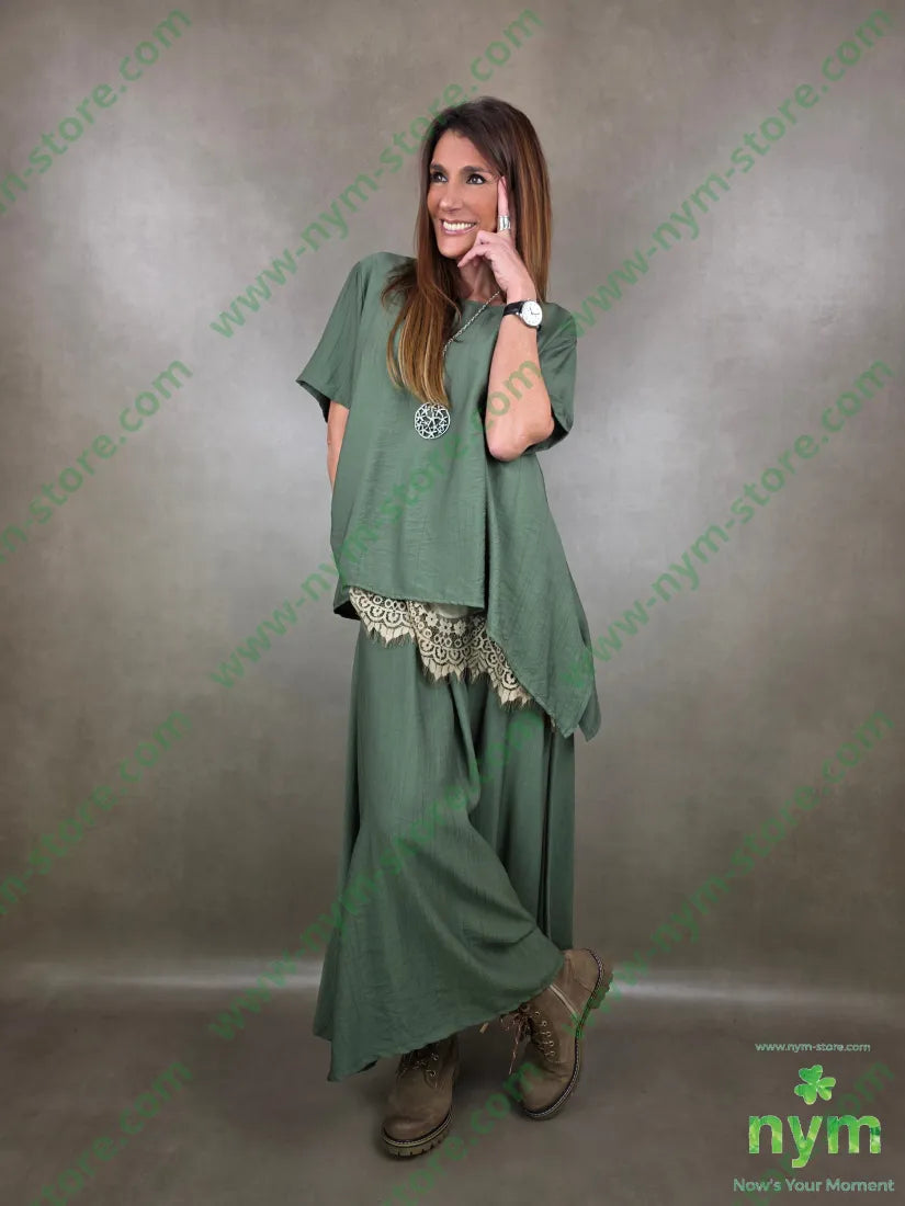 tunica manica corta una punta 84vi16pa CAMICIA