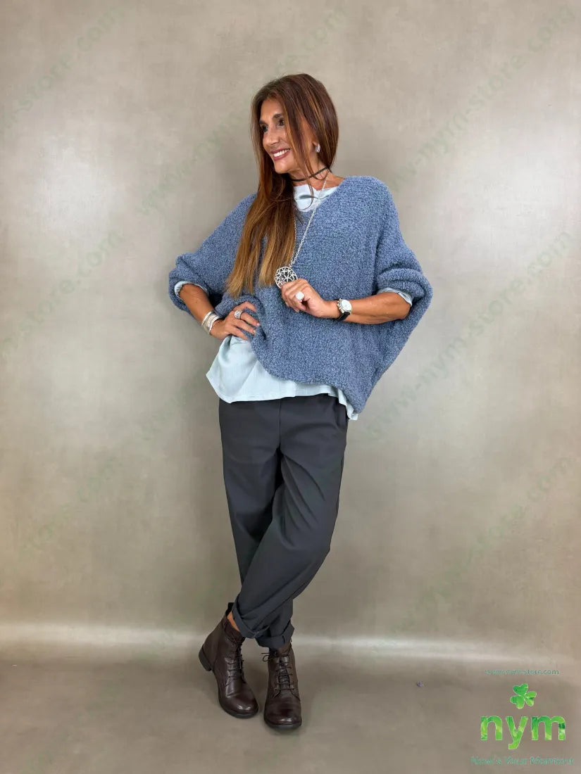 tunica misto lana con due pieghe 77vi13wo10pl - U / PERLA / AI26 - CAMICIA