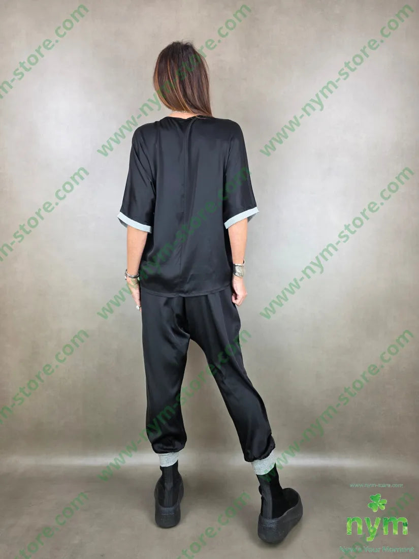 tunica polsino lurex 96vi4ea CAMICIA