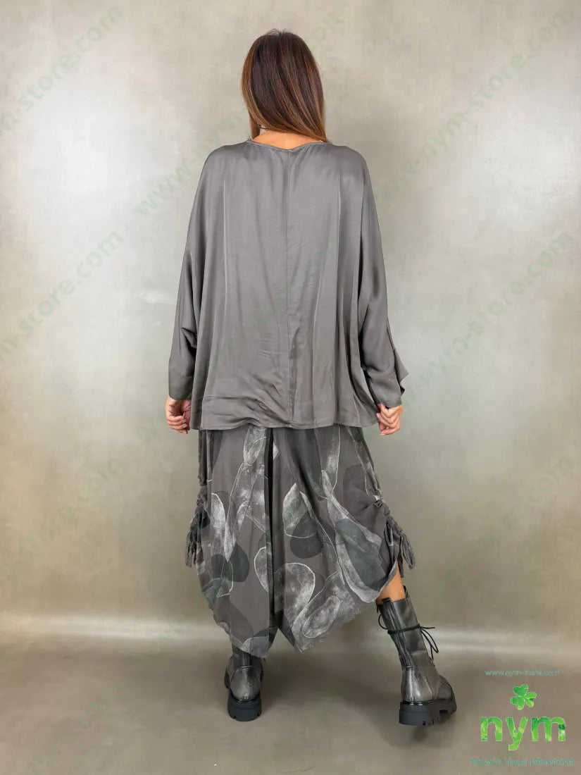 tunica raso aperta fondo 60ry40vi - CAMICIA