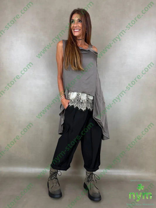 tunica raso corta davanti tasche 63ry40vi - U / FANGO / AI26 - CAMICIA