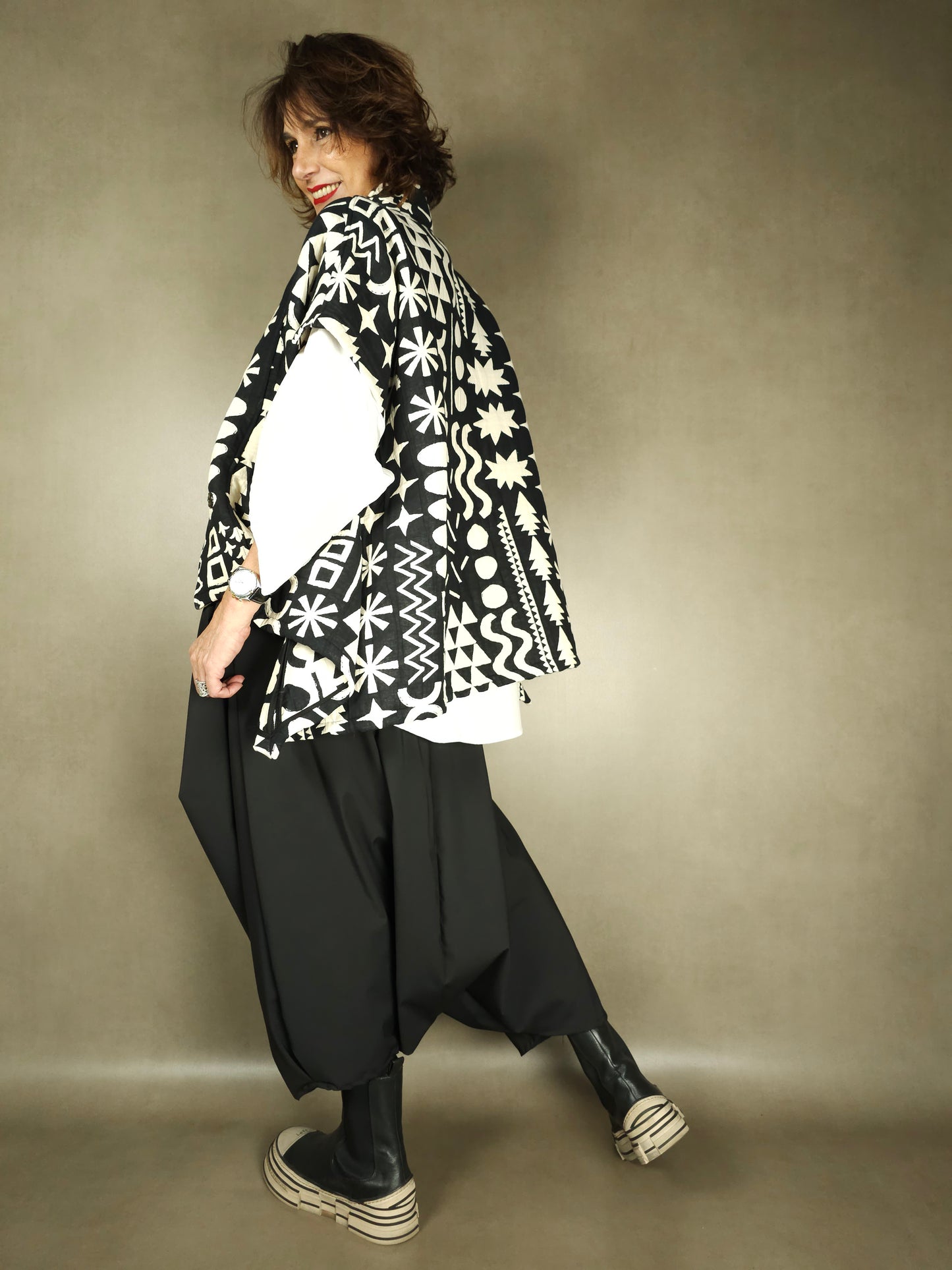 giacca kimono jacquard 62co38pl