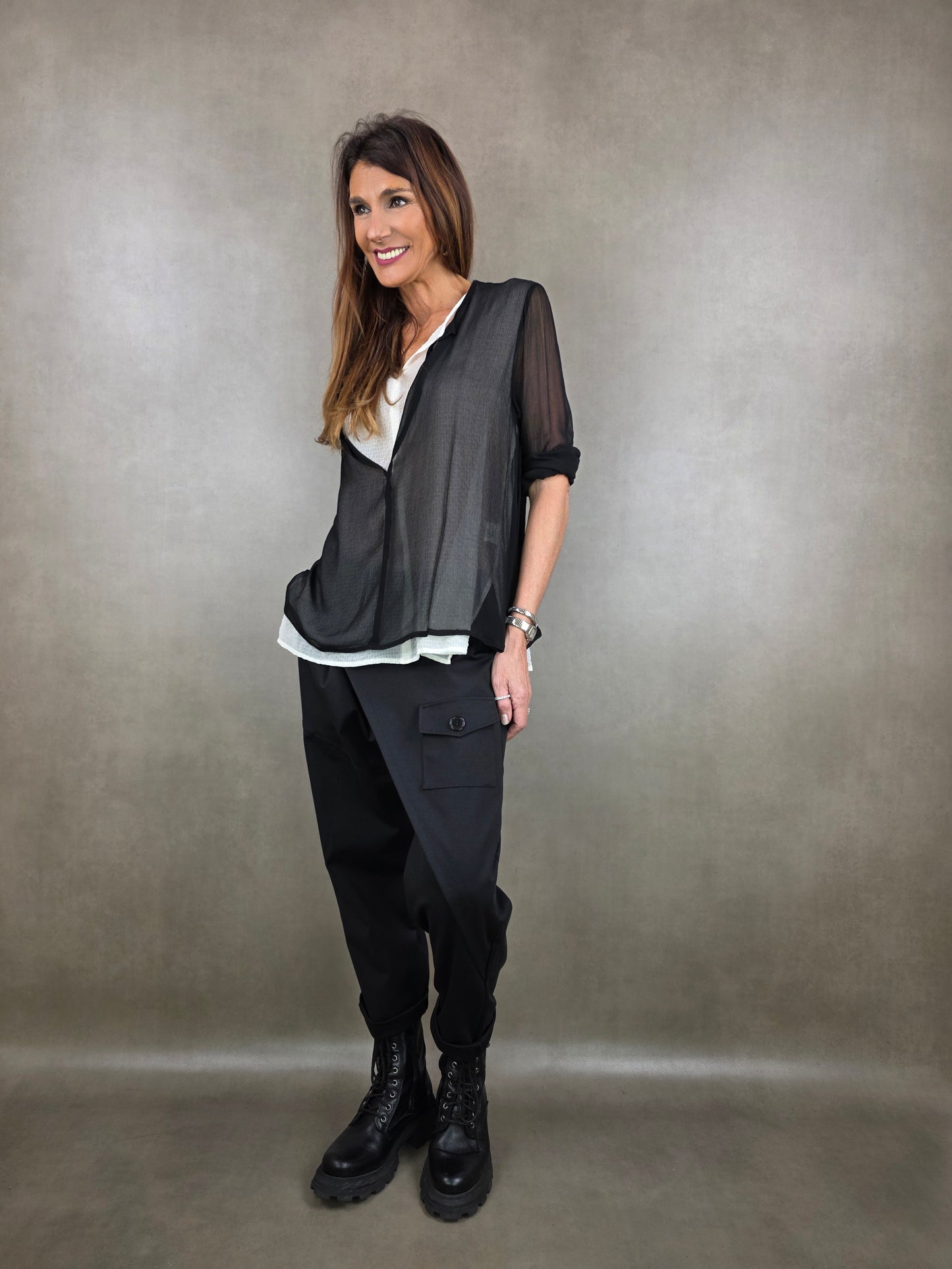 tunica due tessuti scollo profondo t1100vit2100pl