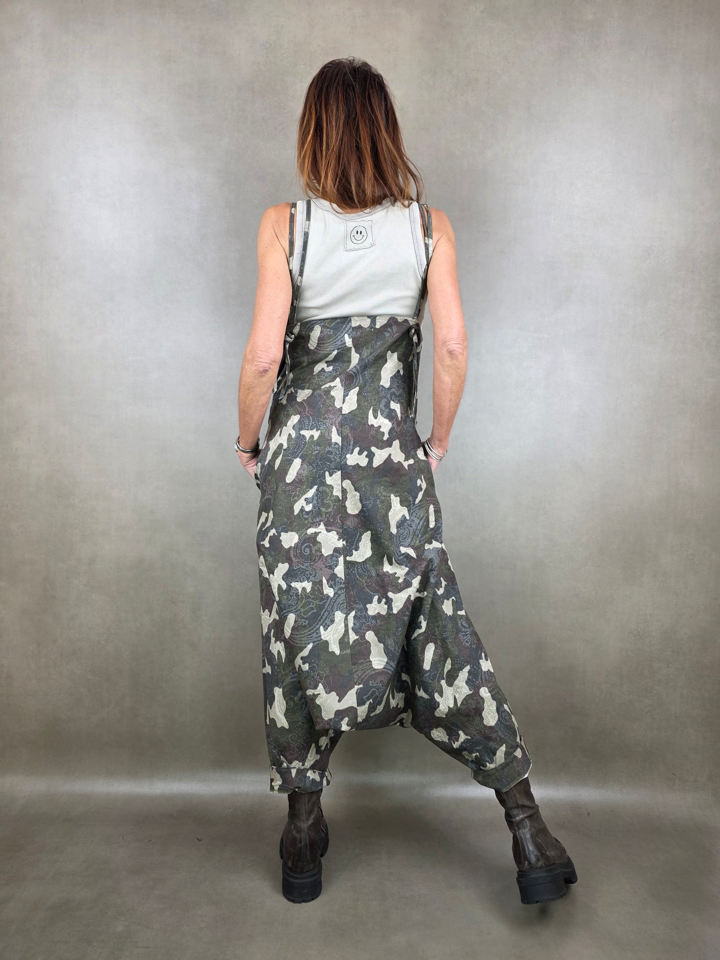 salopette stampa camouflage 97co3ea