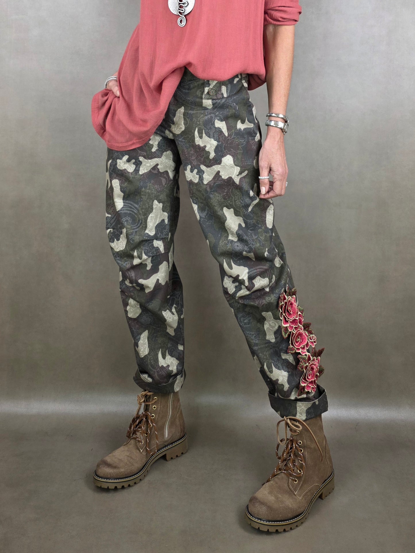 pantalone stampa camouflage 97co3ea
