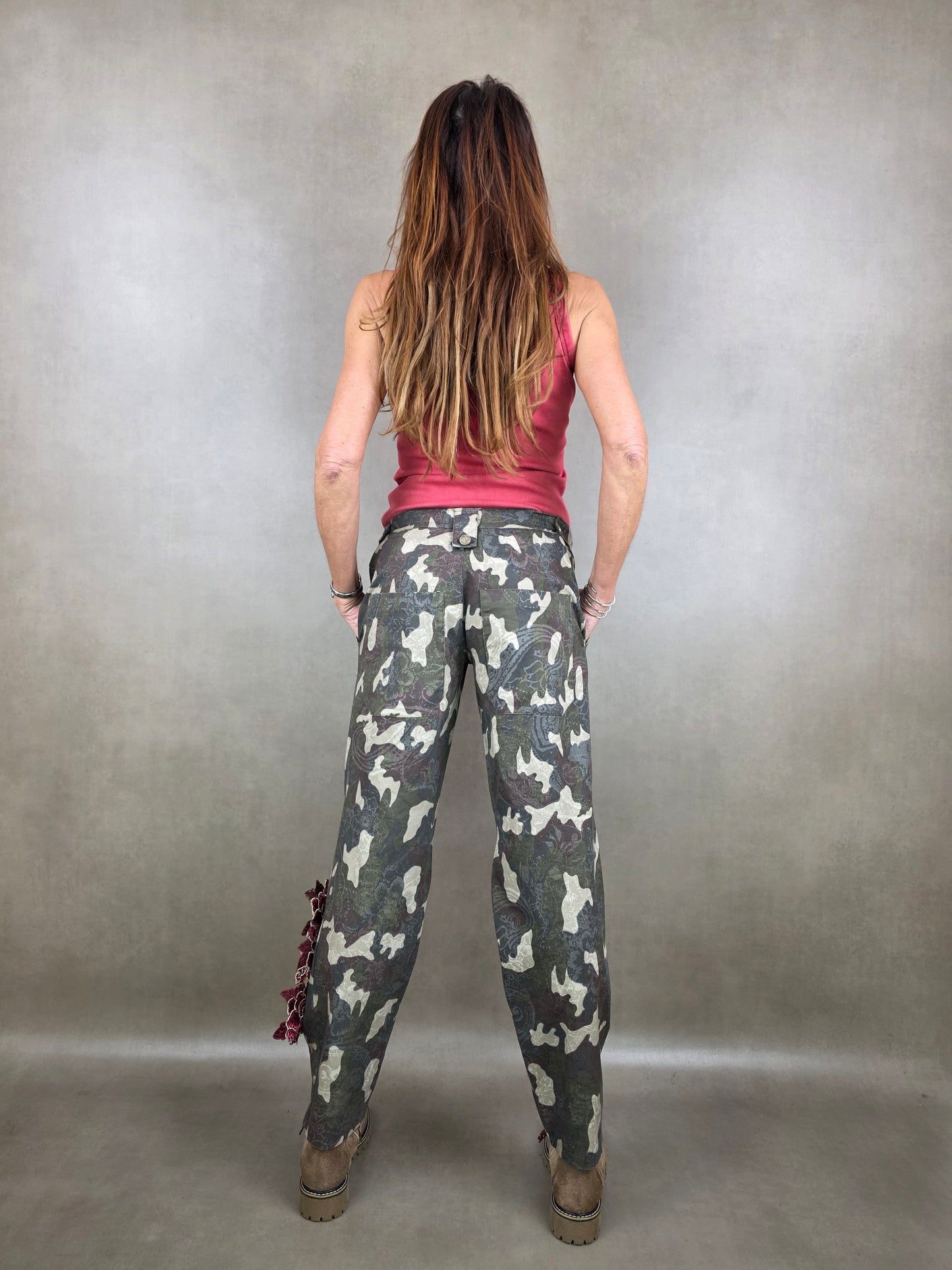 pantalone stampa camouflage 97co3ea