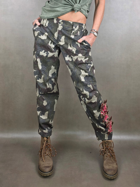 pantalone stampa camouflage 97co3ea