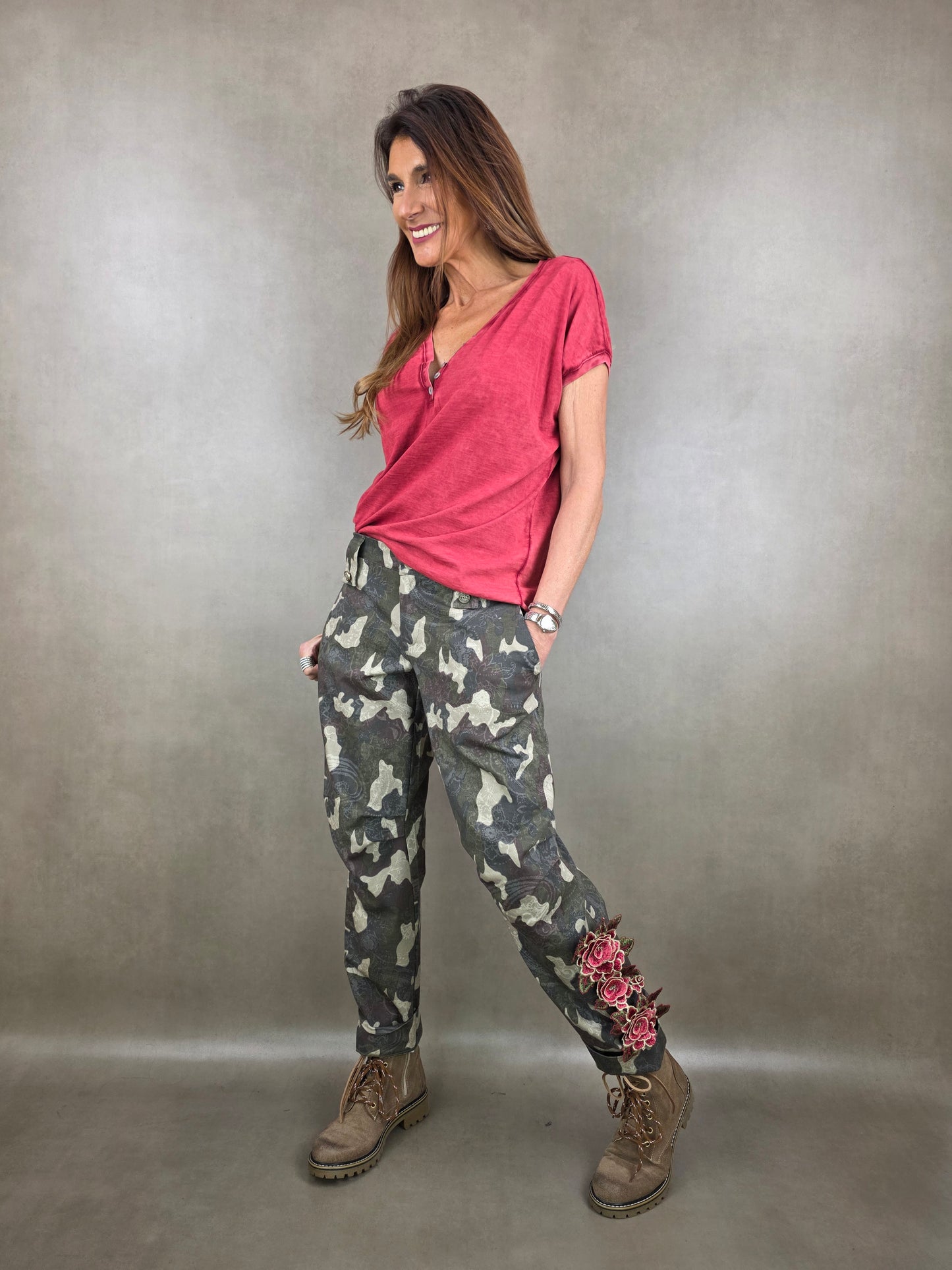 pantalone stampa camouflage 97co3ea