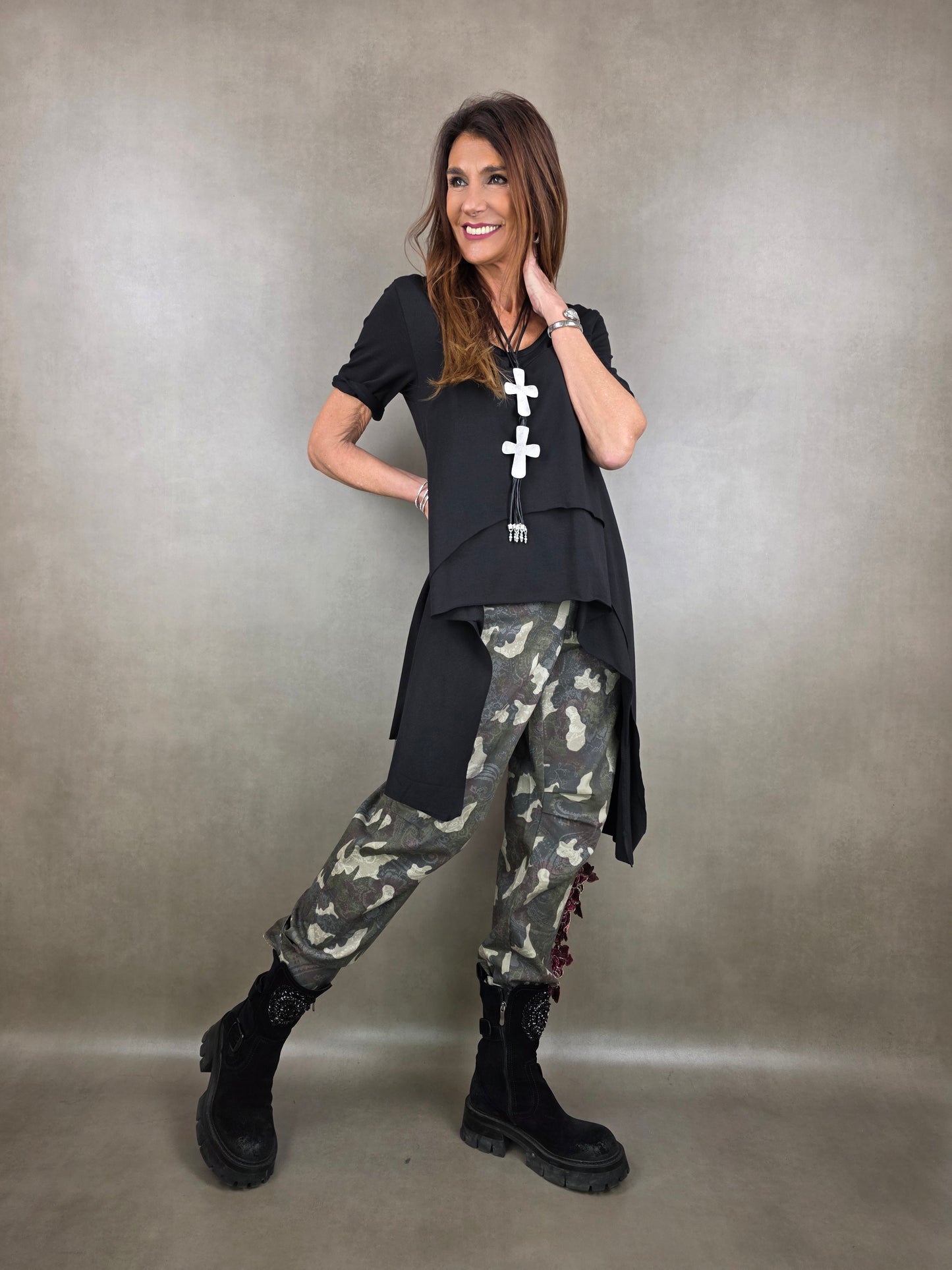 pantalone stampa camouflage 97co3ea