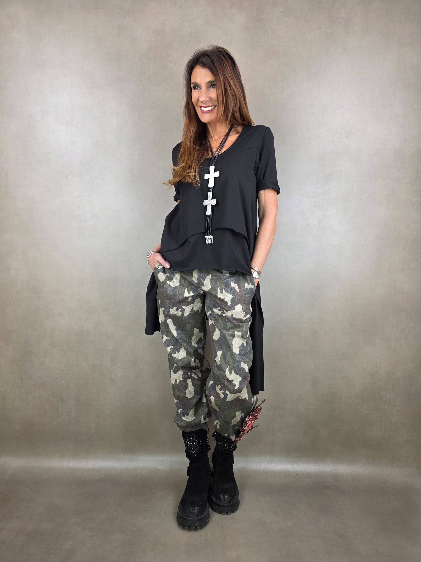 pantalone stampa camouflage 97co3ea