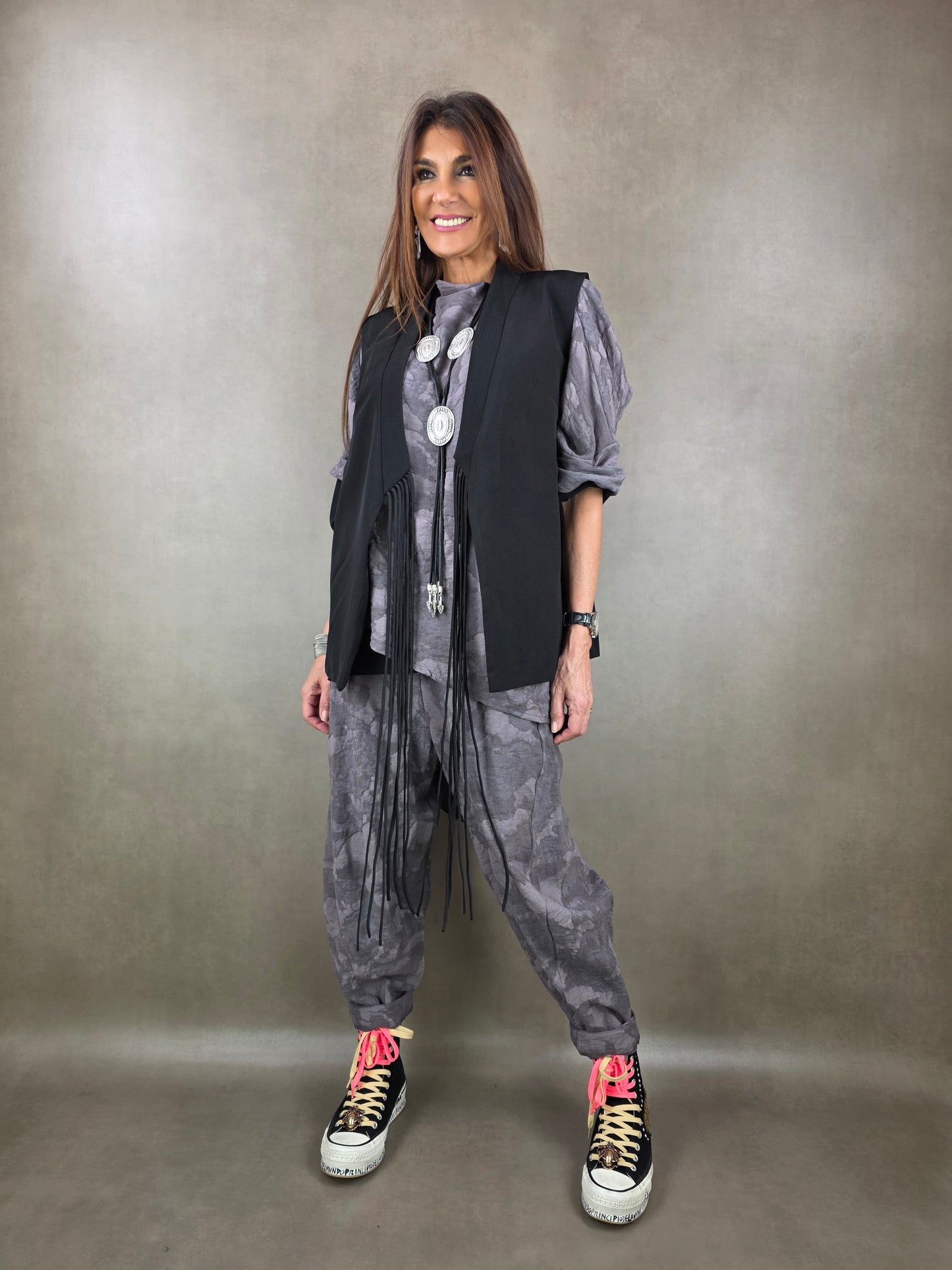 super-over tunic with one slit cloud fabric 70vi15li15ny