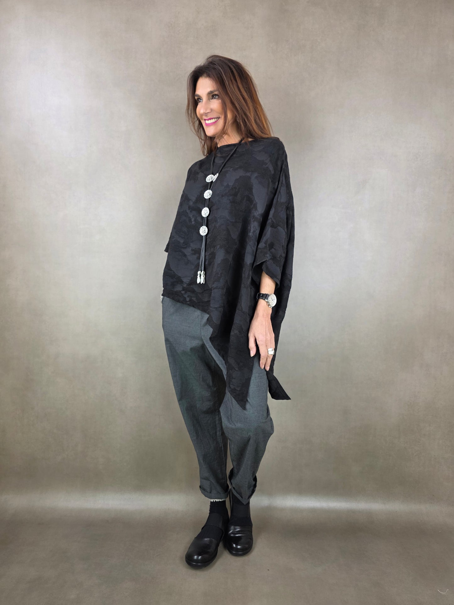 super-over tunic with one slit cloud fabric 70vi15li15ny