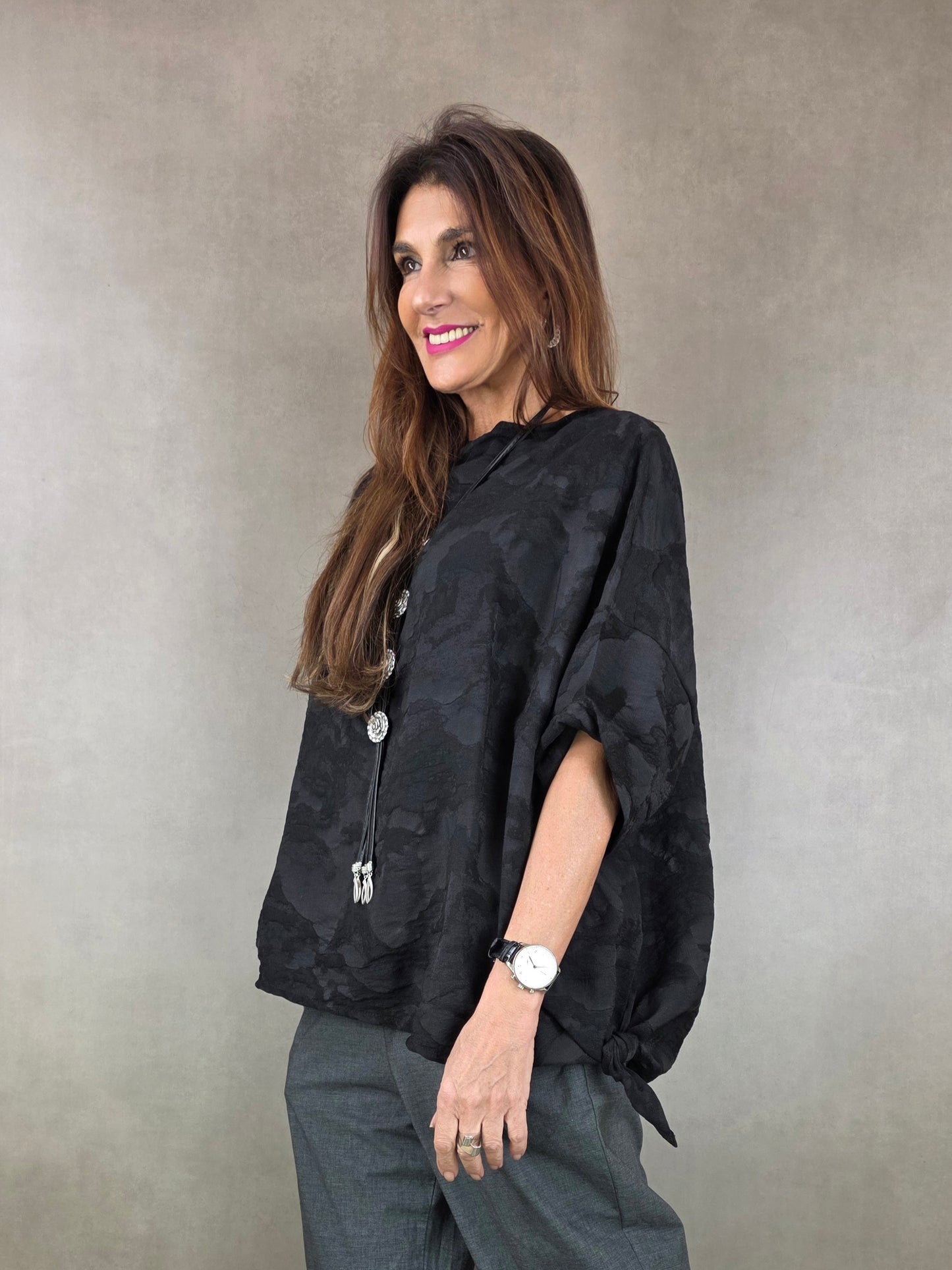 super-over tunic with one slit cloud fabric 70vi15li15ny