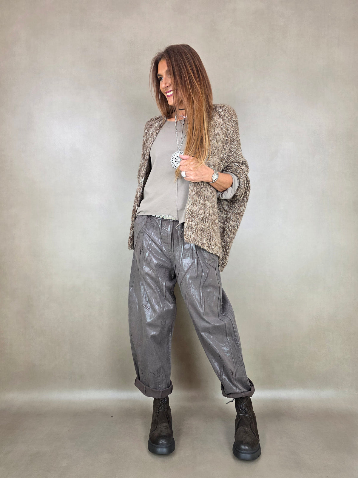 Beschichtete Gabardinehose 97co3ea
