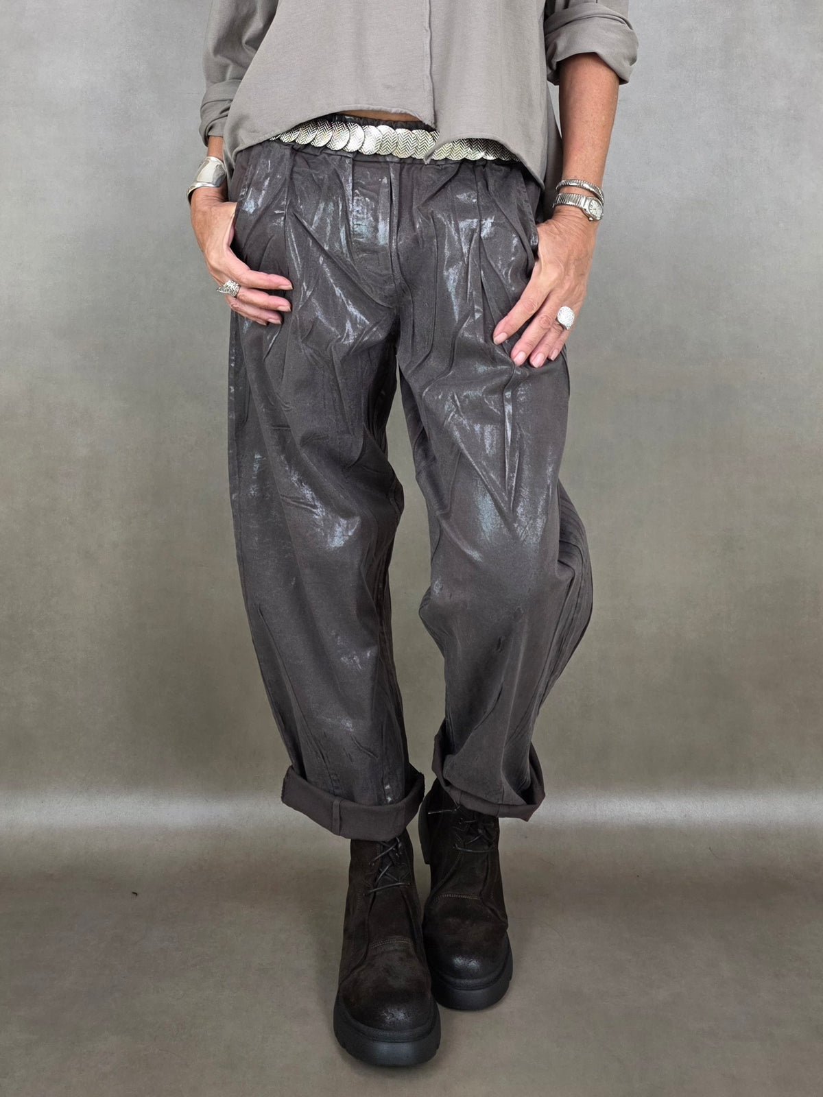 Beschichtete Gabardinehose 97co3ea