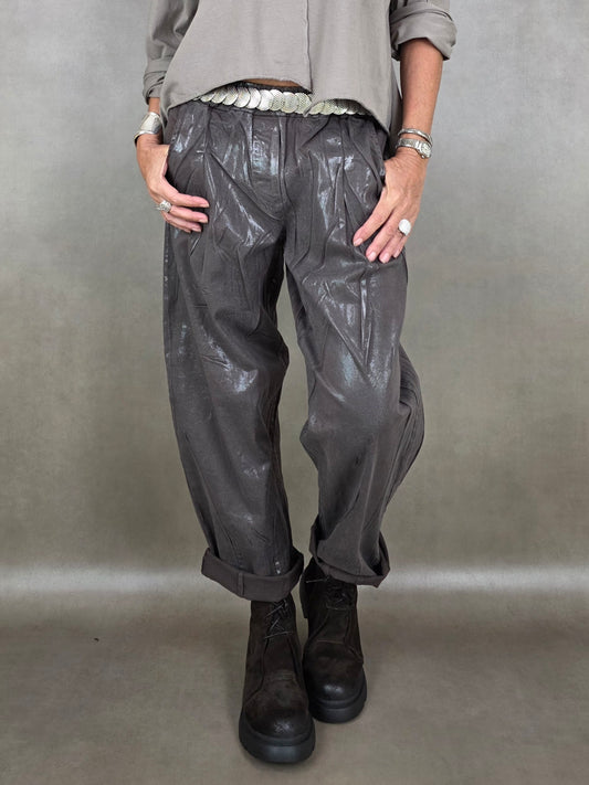 Pantalone gabardina placcata 97co3ea