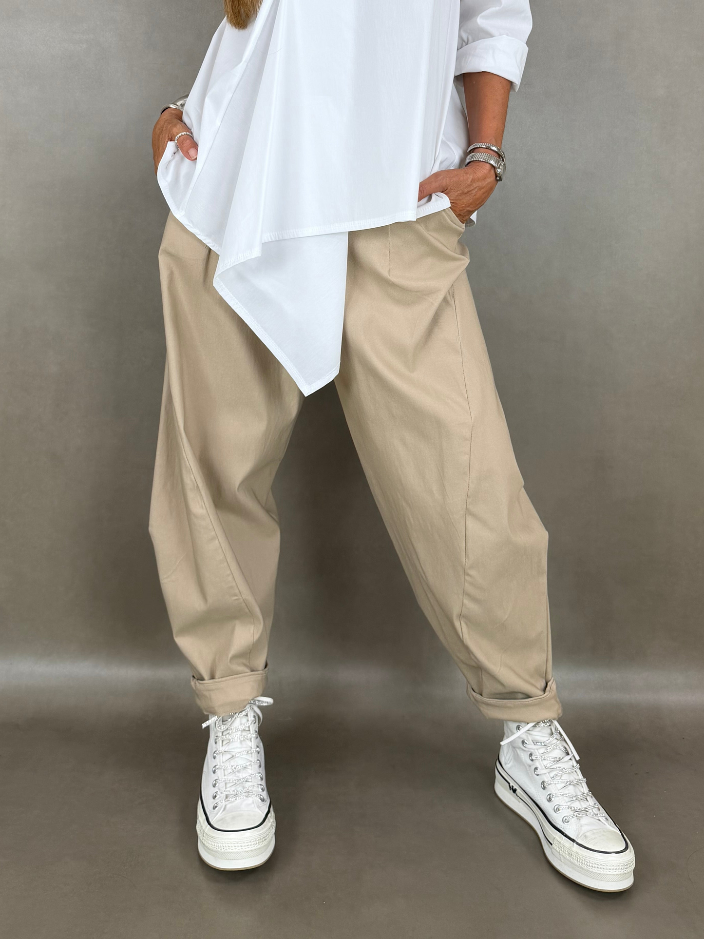 pantalone di bengalina tasca ad asola 79vi19ny2ea