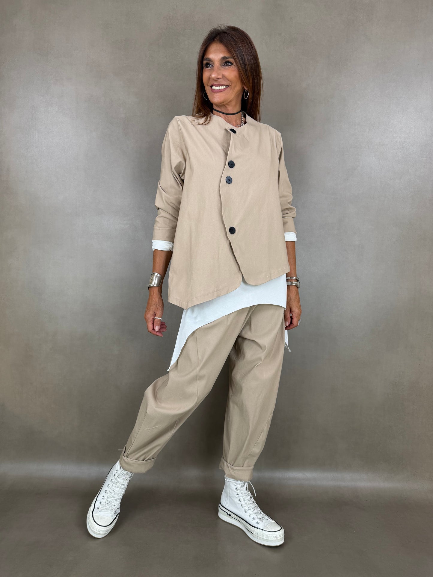 pantalone di bengalina tasca ad asola 79vi19ny2ea