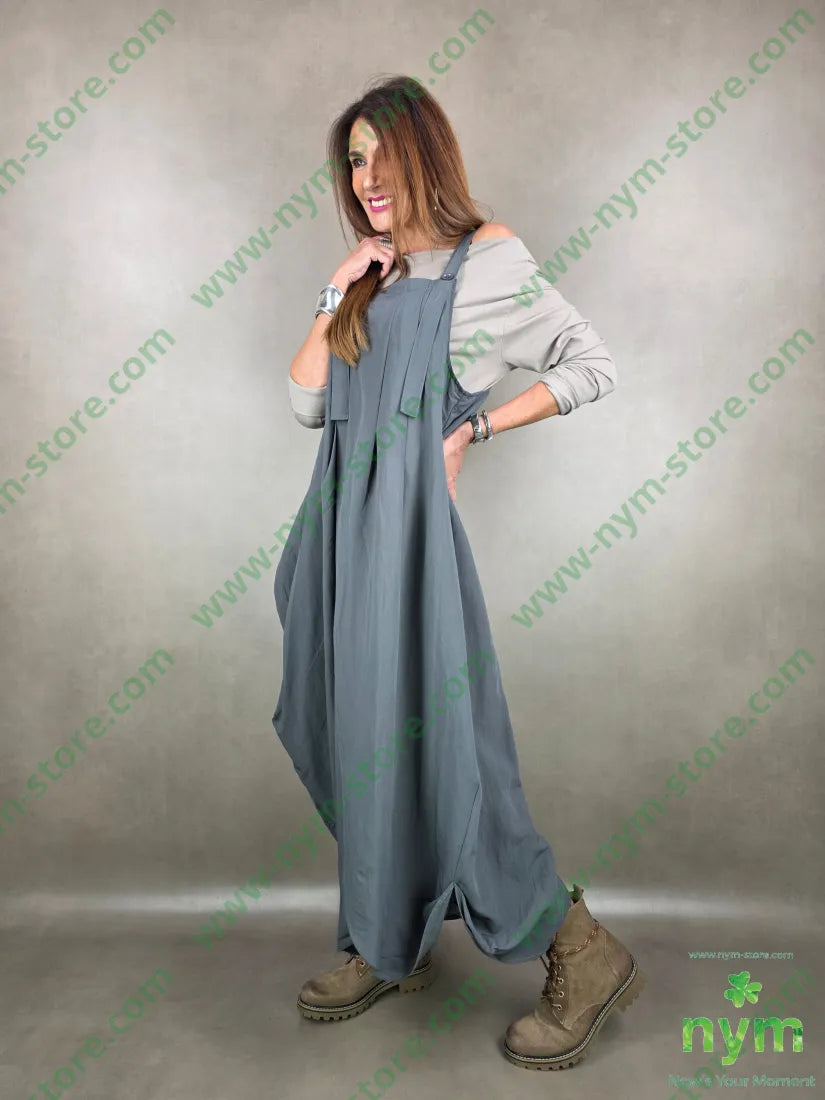 abito a salopette 42pl32co15pa11li ABITO