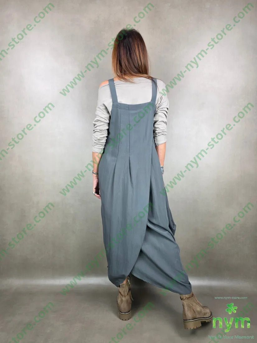 abito a salopette 42pl32co15pa11li ABITO