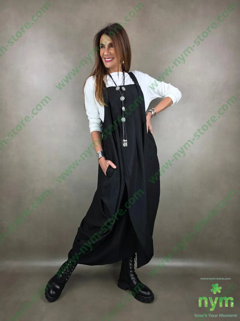 abito a salopette 42pl32co15pa11li ABITO