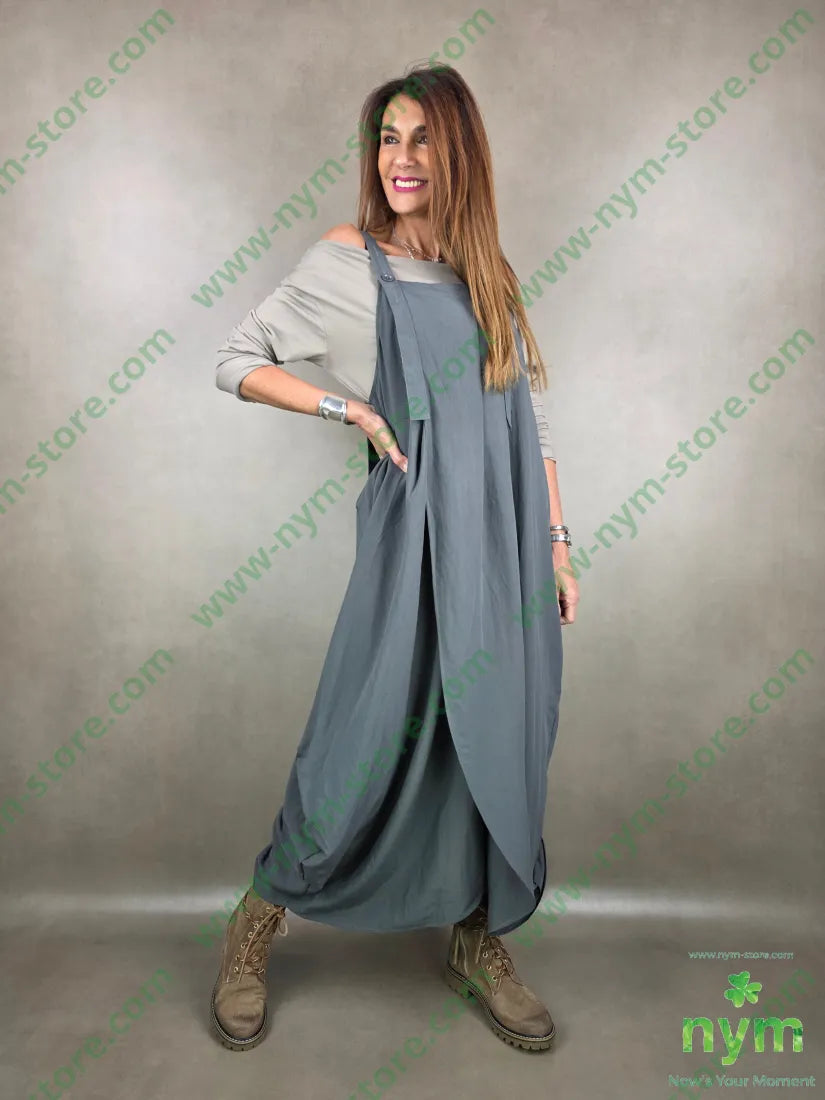 abito a salopette 42pl32co15pa11li ABITO