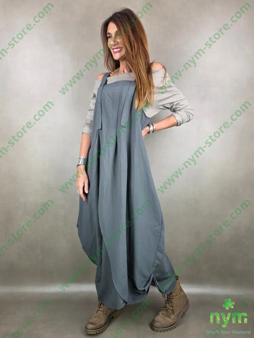 abito a salopette 42pl32co15pa11li U / ANTRACITE / PE26 ABITO