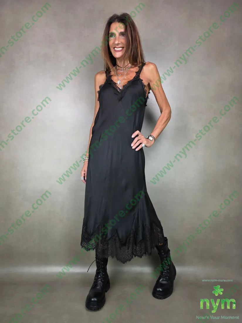 abito a sottoveste bordi pizzo 100vi ABITO