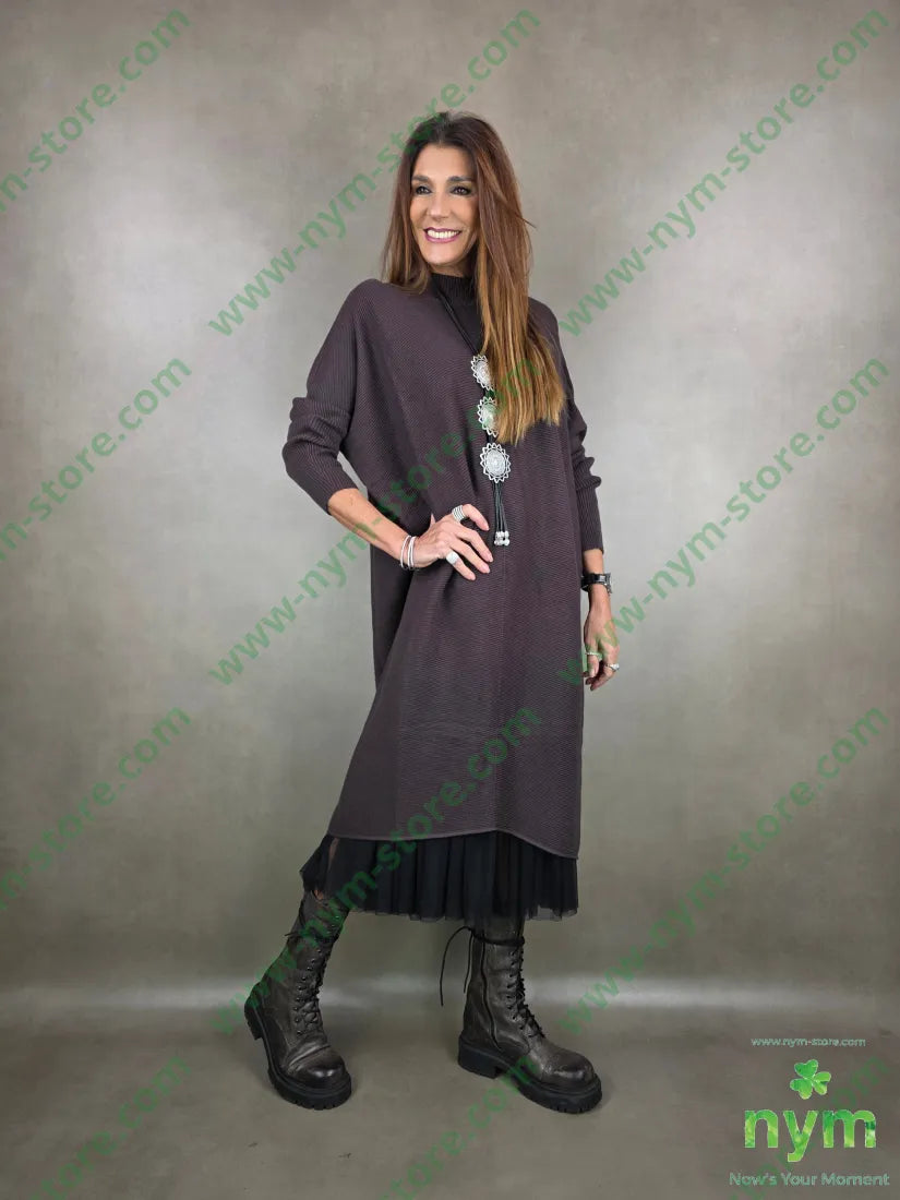 abito costine in maglia 40vi28ny22pl10wo ABITO