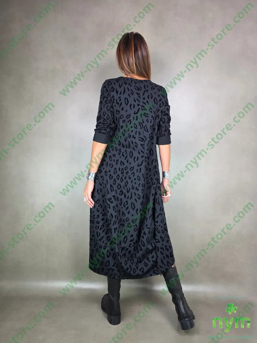 abito maculato tono su tono 93co5ea2pa U / NERO / AI25 ABITO