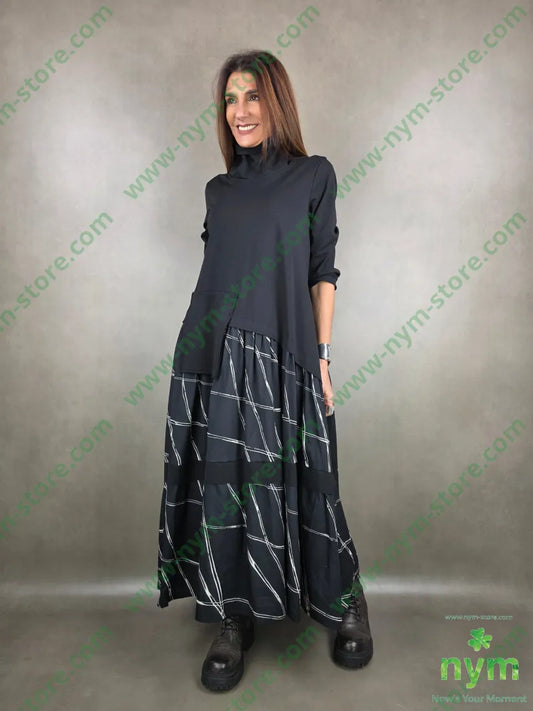 abito tasca a sbalzo 52co40pa8ea U / NERO / PE26 ABITO