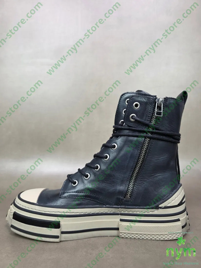 anfibio corto due zip pelle SCARPE