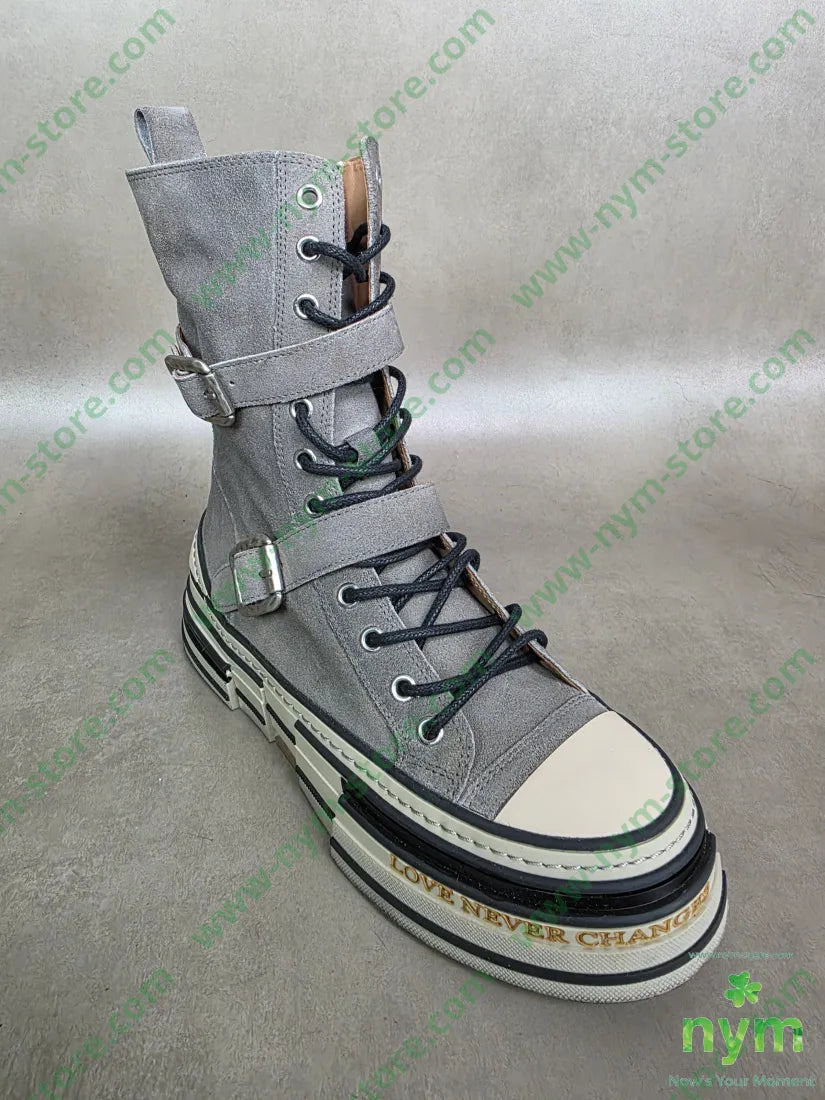 anfibio crosta vintage due cinturini SCARPE