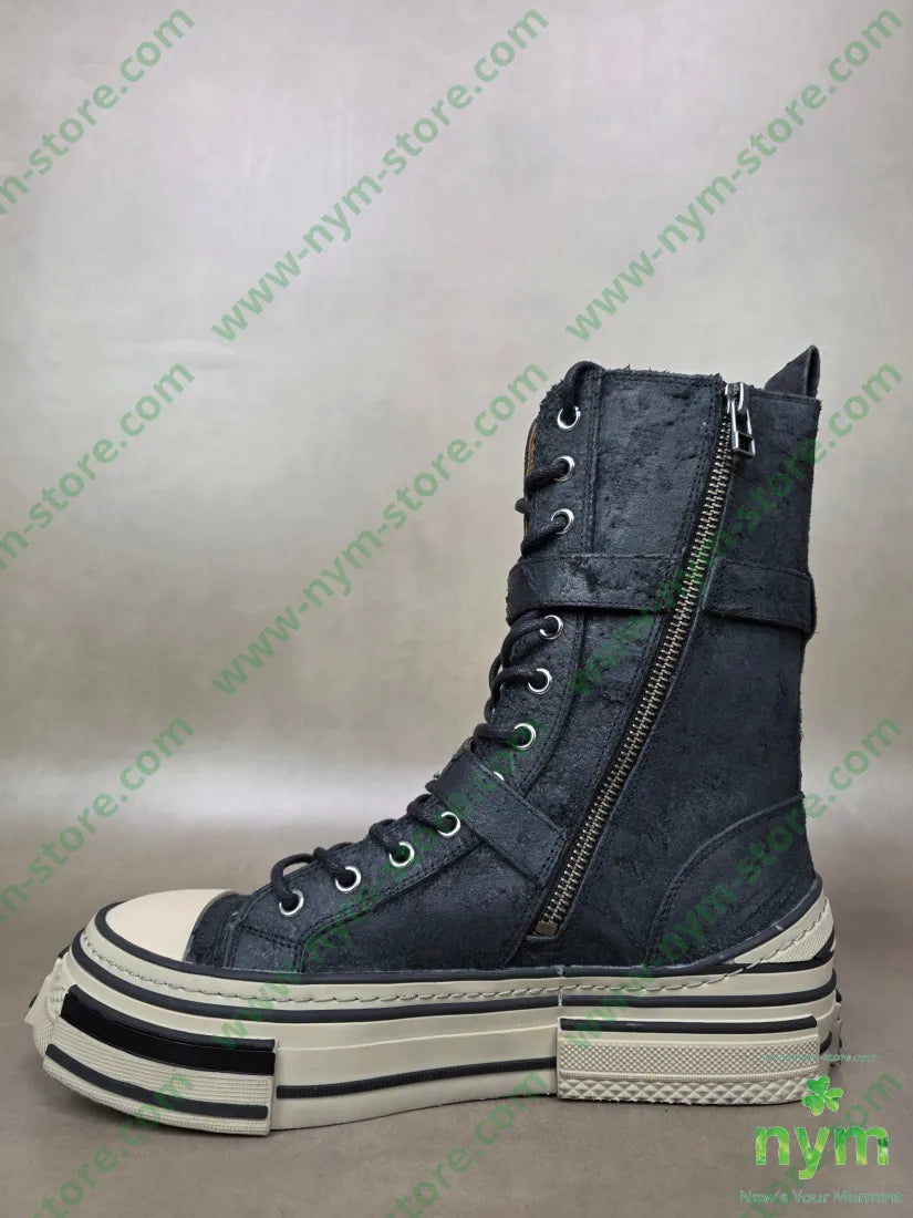 anfibio crosta vintage due cinturini SCARPE