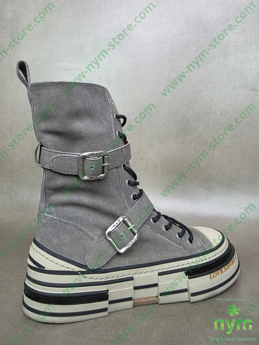 anfibio crosta vintage due cinturini SCARPE