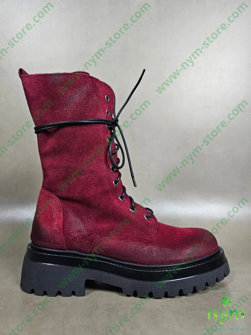 anfibio dieci occhielli 36 / BORDO / AI25 SCARPE