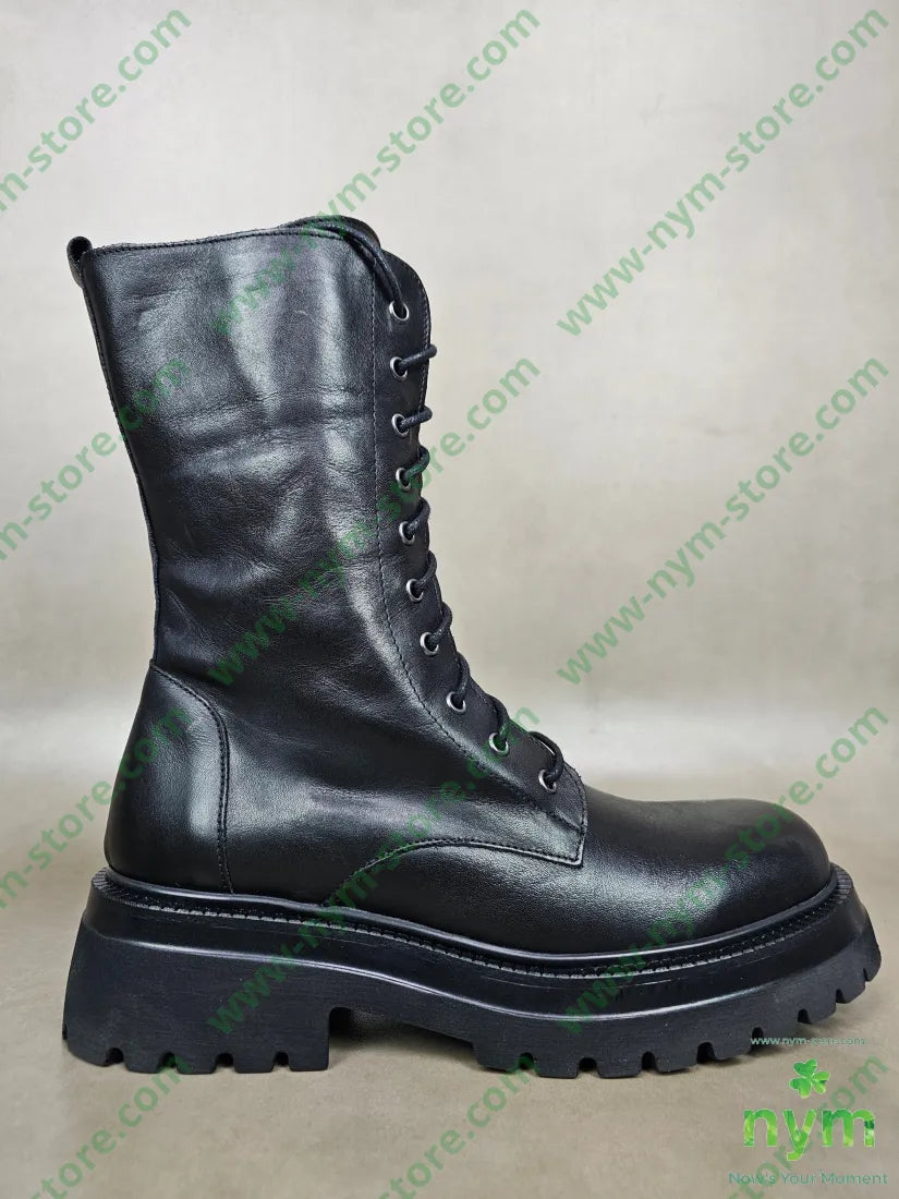 anfibio dieci occhielli pelle SCARPE