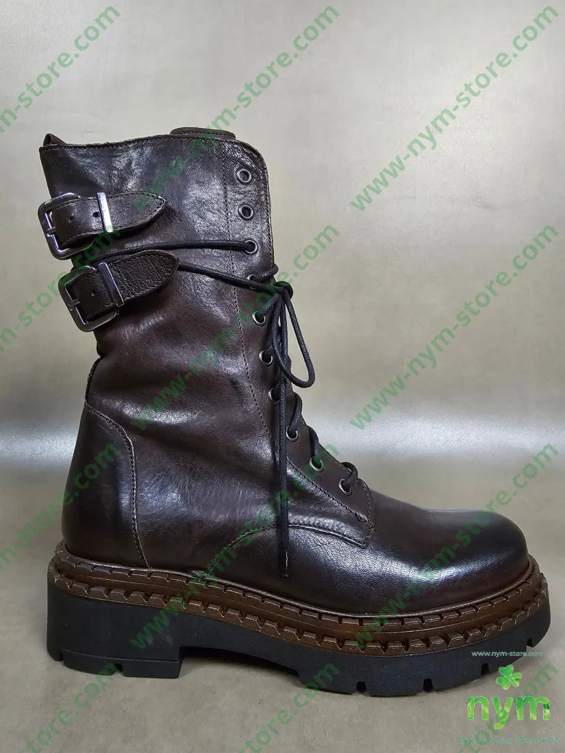 anfibio due fibbie lavato 36 / MARRONE / AI25 SCARPE