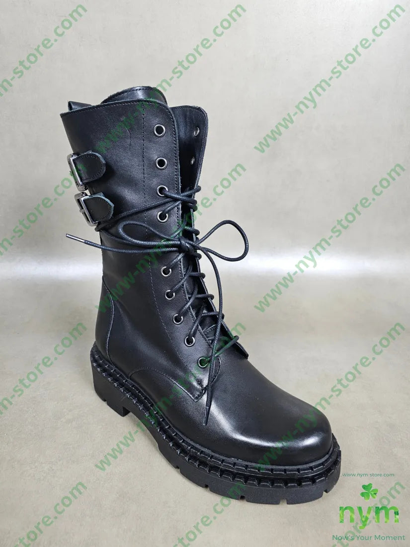 anfibio due fibbie pelle SCARPE