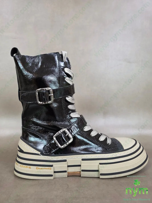 anfibio vernice - 36 / NERO / AI26 - SCARPE