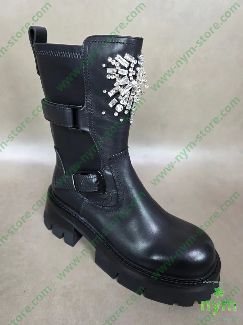 beatles con perline pelle SCARPE