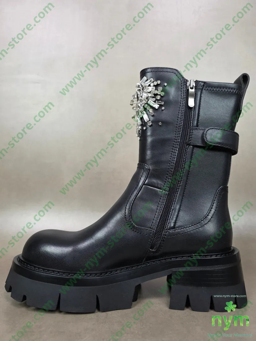 beatles con perline pelle SCARPE