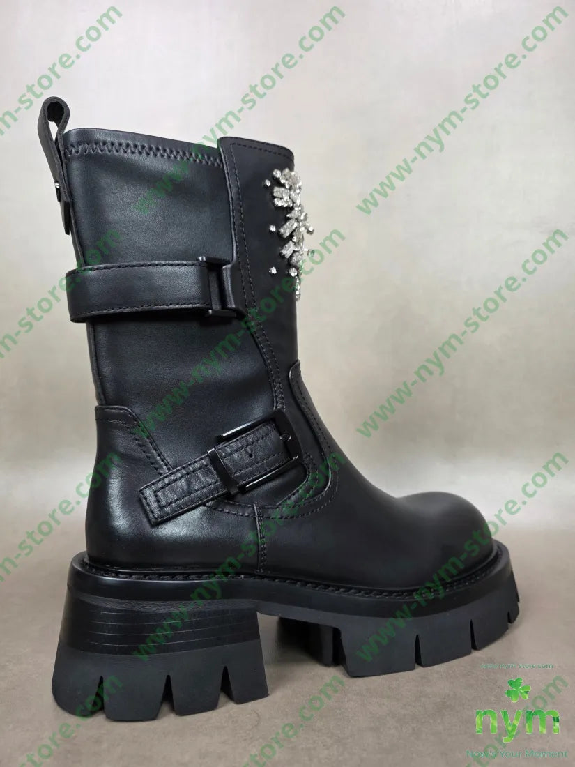 beatles con perline pelle SCARPE